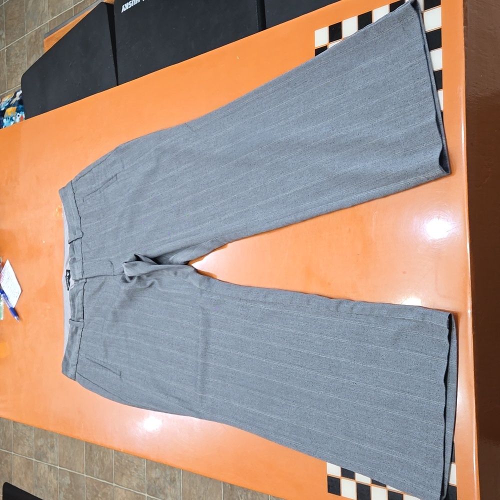 Women's Dockers Gray with Vertical Stripes, 14P